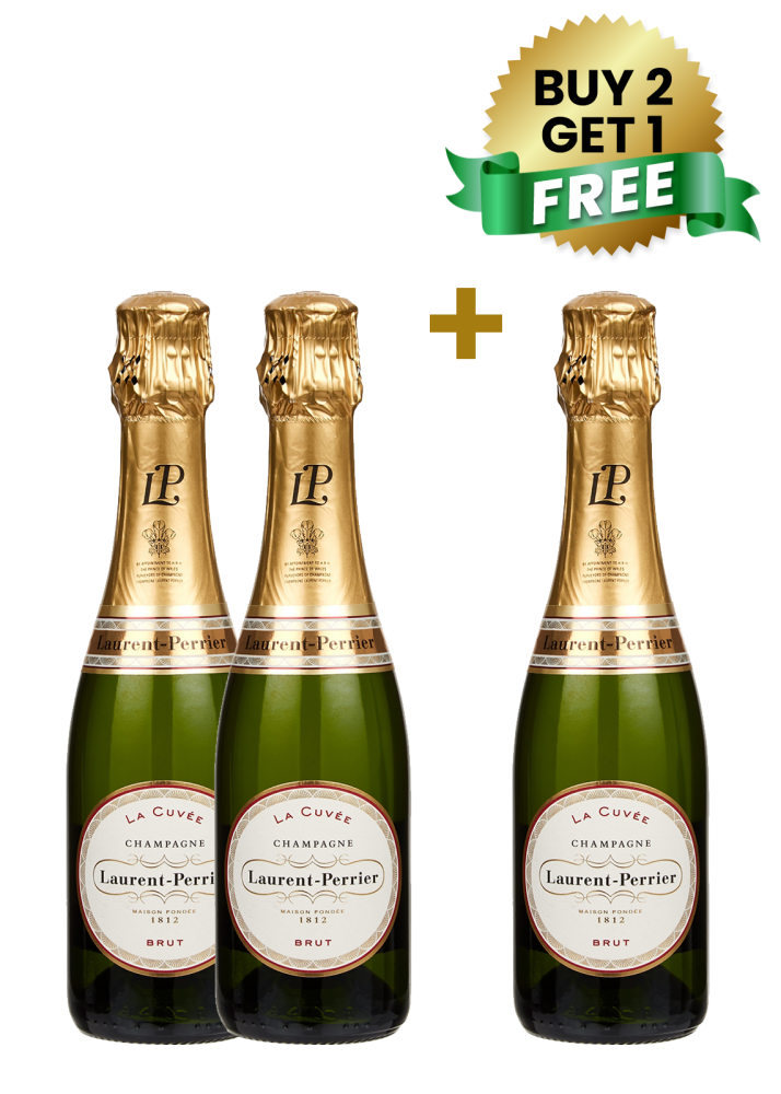 Laurent Perrier La Cuvee Brut 37.5Cl (Buy 2 Get 1 Free)