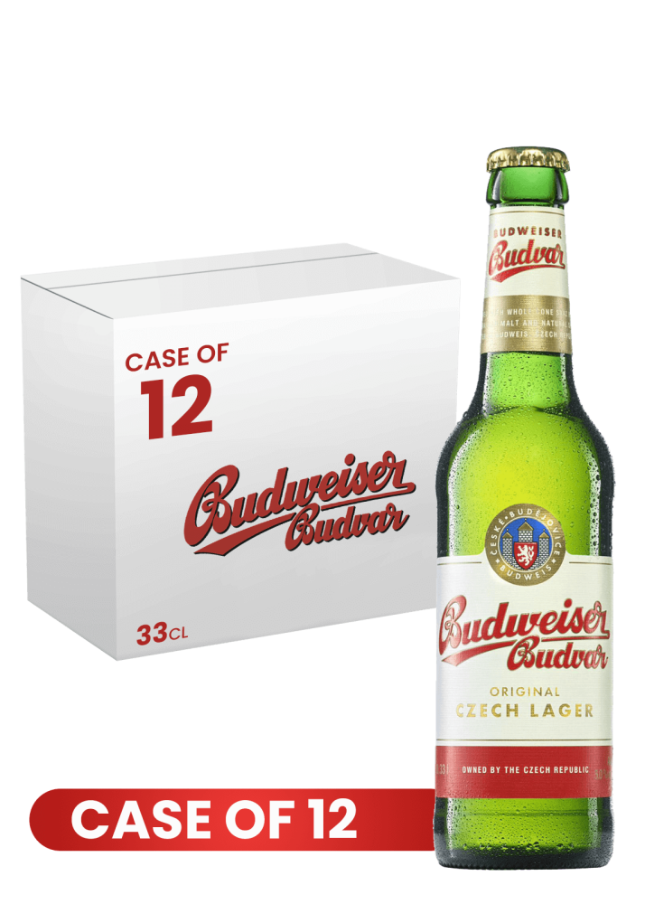 Budweiser Budvar Original Btl 33 CL X 12 Case