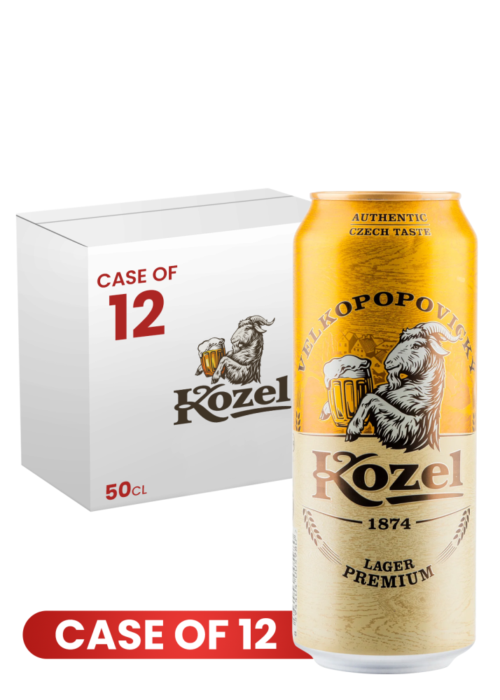 Kozel Premium Lager Can 50 Cl X 12 Case