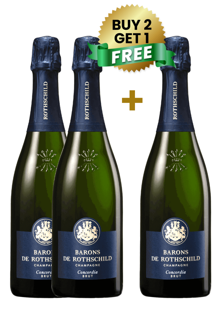 Barons De Rothschild Champagne Concordia Brut 75Cl (Buy 2 Get 1 Free)