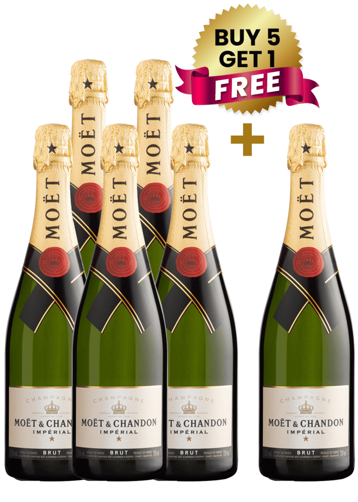 Moet & Chandon Imperial Brut 75 Cl (Buy 5 Get 1 Free)