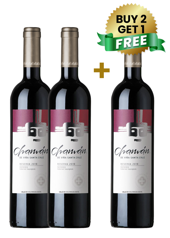 Chaman Reserva Carmenere Cabernet Sauvignon 75Cl (Buy 2 Get 1 Free)