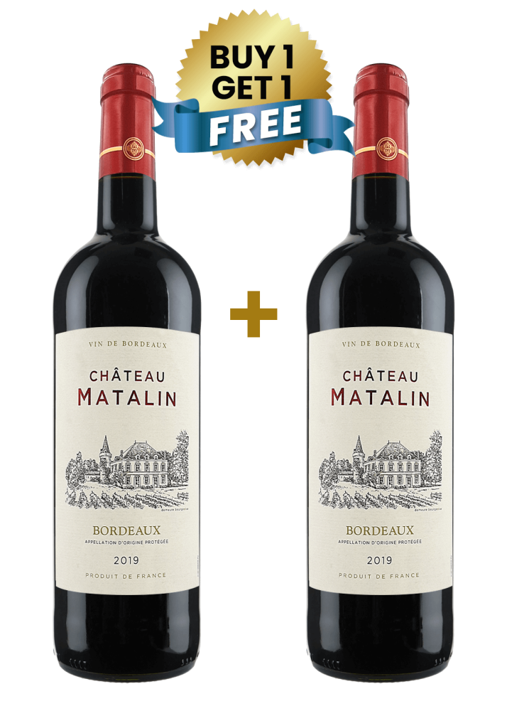 Chateau Matalin Bordeaux Rouge 75Cl (Buy 1 Get 1 Free)