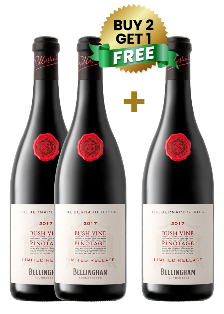 Bellingham The Bernard Series Bush Vine Pinotage 75Cl (Buy 2 Get 1 Free)