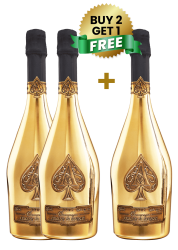 Armand De Brignac Ace Of Spades Brut Gold Champagne 75Cl (Buy 2 Get 1 Free)