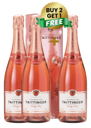 Taittinger Prestige Rose Brut 75Cl (Buy 2 Get 1 Free)