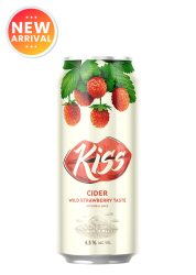 Kiss Cider Strawberry Can 50 Cl.