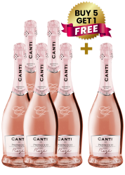 Canti Prosecco Doc Rose Extra Dry Millesimato 75Cl (Buy 5 Get 1 Free)