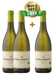 Baron D'Arignac White Wine 75Cl (Buy 2 Get 1 Free)