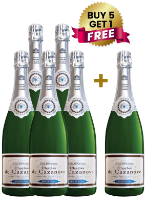 Charles De Cazanove Tradition Pere Et Fils Tete De Cuvee Brut 75Cl (Buy 5 Get 1 Free)