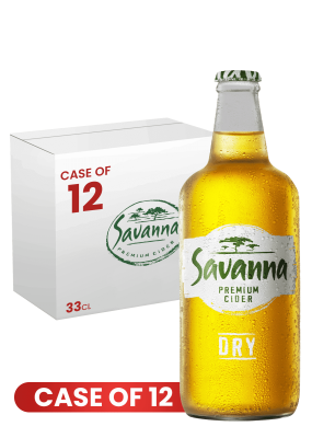 Savanna Dry Cider Btl 33 Cl. X 12 Case