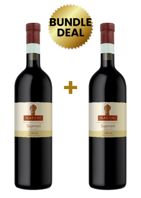 2 Btls Marani Saperavi Dry Red 75Cl Promo