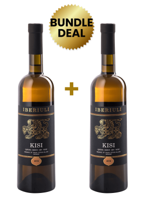 2 Btls Iberiuli Kisi Qvevri Amber Dry White 75Cl Promo