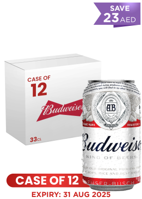 Budweiser Can 35.5 CL X 12 Case