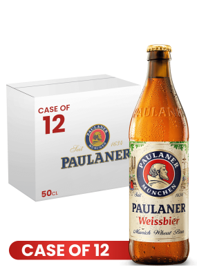 Paulaner Weissbier Bottle Bottle 50 CL X 12 Case