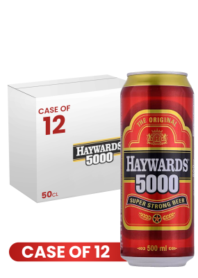 Haywards 5000 Beer Can 50 CL X 12 Case