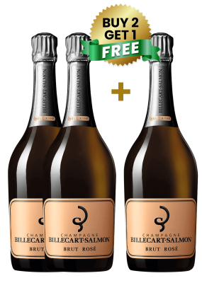 Billecart Salmon Brut Rose 75cl (Buy 2 Get 1 Free)