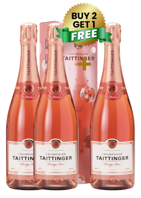 Taittinger Prestige Rose Brut 75Cl (Buy 2 Get 1 Free)