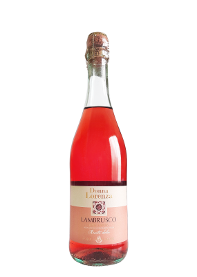 Donna Lorenza Lambrusco Dell'emilia Rosato Dolce Vino Frizzante 75 Cl