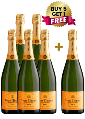 Veuve Clicquot Brut 75Cl (Buy 5 Get 1 Free)