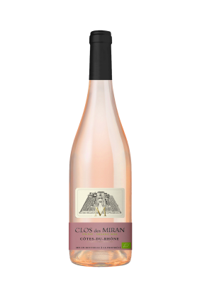 Clos Des Miran Cotes Du Rhone Rose Bio 75Cl