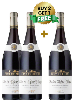 Pont Du Rhone Cotes Du Rhone Passion Terroirs 75Cl (Buy 2 Get 1 Free)